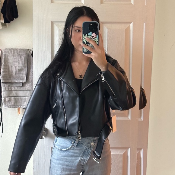 Aritzia Wilfred Davana Leather Jacket - XXS - Picture 6 of 6